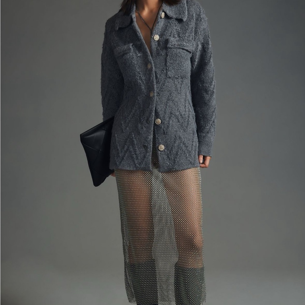 Anthropologie: Flat White sweater coat - Picture 2 of 5